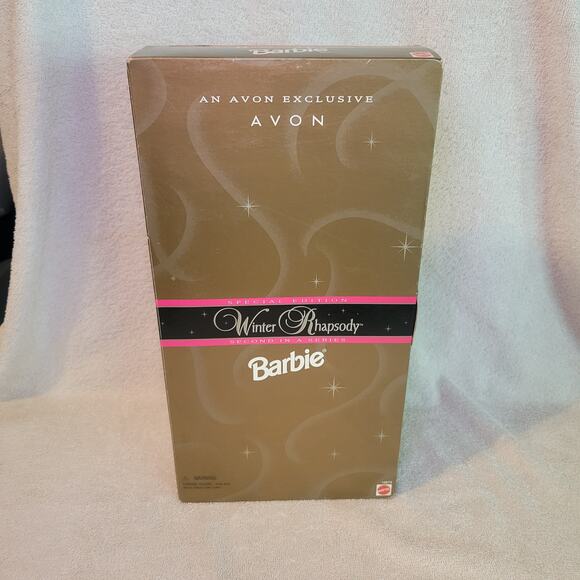 Winter Rhapsody Brunette 1996 Barbie Doll Avon Exclusive Vintage Toy - Picture 3 of 8